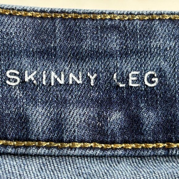 St John's Bay Women's Skinny Leg size 18 Embroidered Blue Jeans - Picture 13 of 15